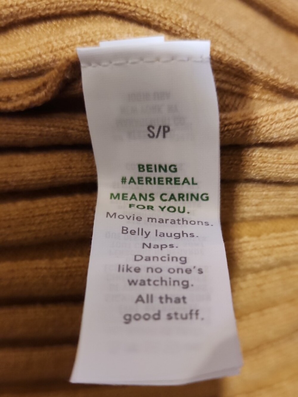 aerie Ribbed Pleated Skirt, Golden Yellow, Size Small - Picture 5 of 7